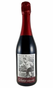 Rotsekt Rubin halbtrocken - Fritz Walter - Sekt aus Deidesheim